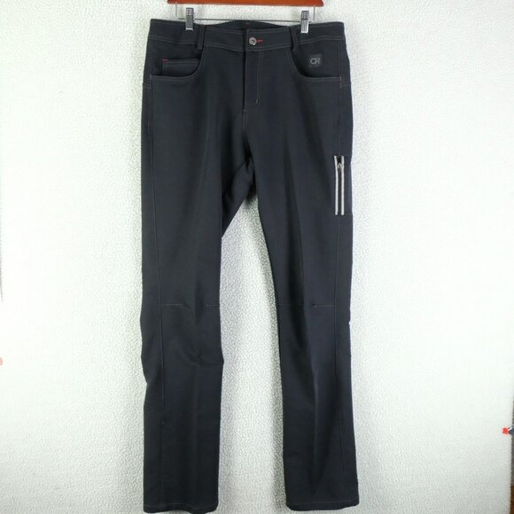 Club Ride Pants Mens Large Black Performance Cycling Riding Stretch 34L - Picture 1 of 12